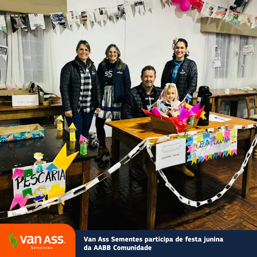 Van Ass Sementes participa de festa junina da AABB Comunidade